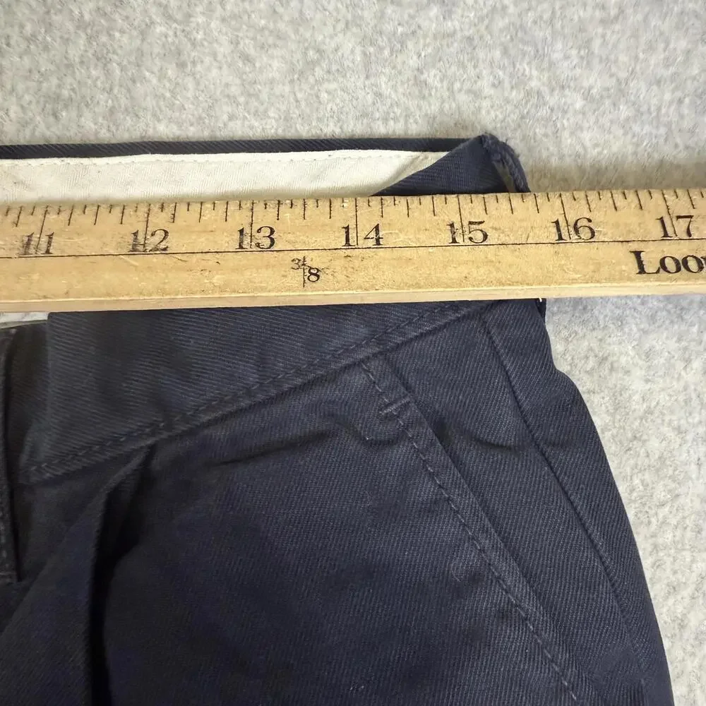 J.Crew Men's Size 30x32 Navy Blue Ankle Length Pants Trousers Cotton